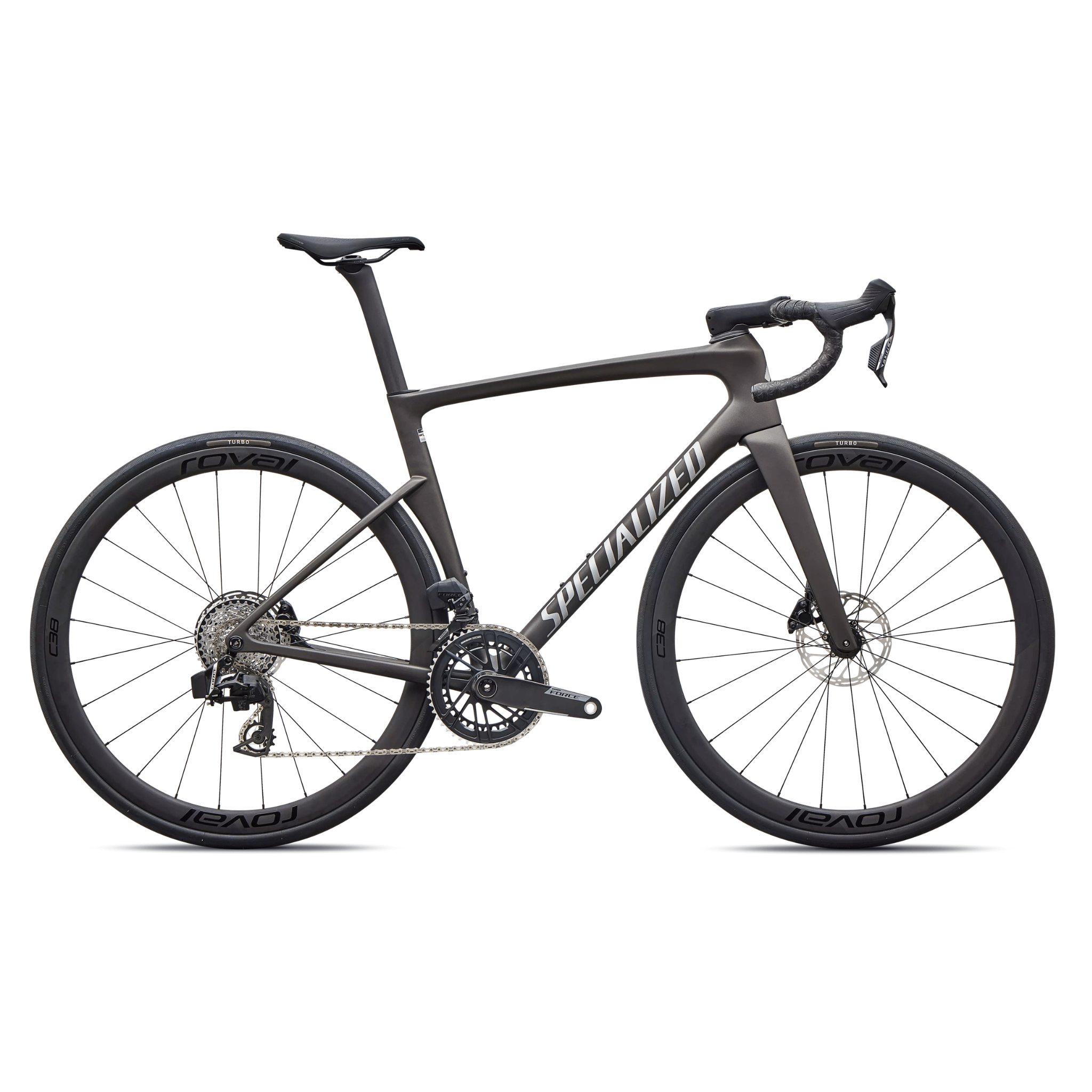 Specialized Tarmac SL9 Expert SRAM Force AXS Satin Warm Smoke Metallic/Silver Dust / 44 Bikes - Road