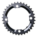 SRAM 34T Chainring 2X10 SRAM, 34T Chainring, 10sp, BCD: 104, Aluminum, Black Chainrings
