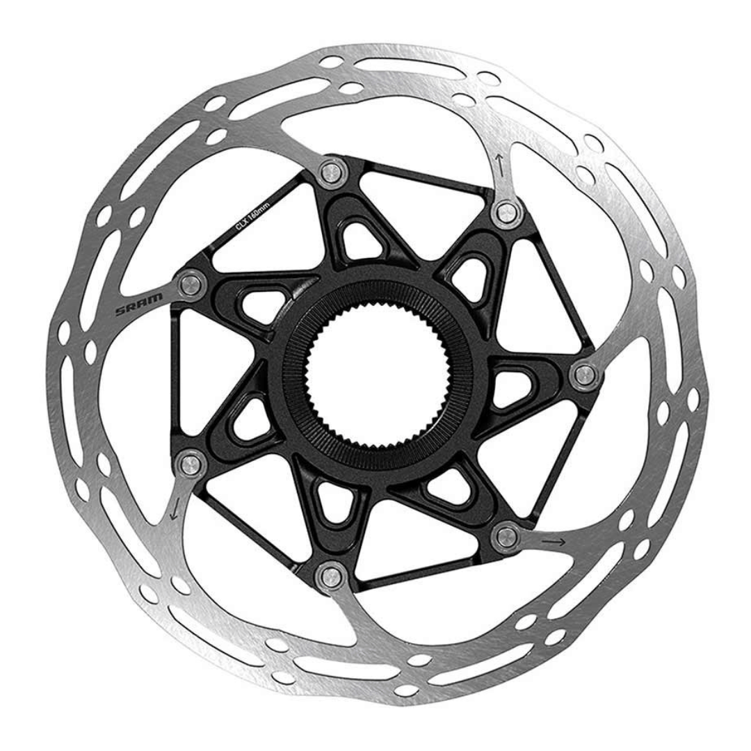 SRAM Centerline 180mm 2 Piece Rounded Centerlock Disc Brake Rotor Parts - Brake Rotors - Center Lock