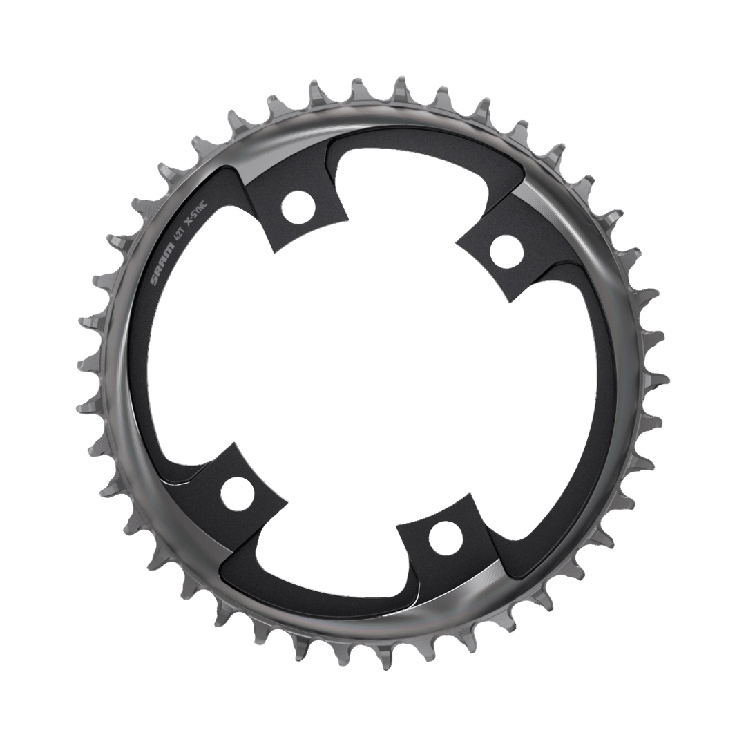 SRAM Chainring 44T, 4x107BCD, X-SYNC2, 12 Speed, Grey Parts - Chainrings