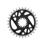 SRAM Eagle T-Type DM X0 X 3mm Offset, Chainring, Teeth: 30, Speed: 12, BCD: Direct Mount, Aluminum, Black Chainrings