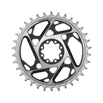 SRAM Eagle T-Type DM XX SL 0mm Offset, Chainring, Teeth: 34, Speed: 12, BCD: Direct Mount, Aluminum, Black Chainrings