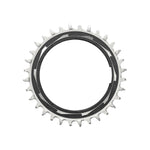 SRAM Eagle T-Type Thread Mount 0mm Offset, Chainring, Teeth: 32, Speed: 12, BCD: Thread Mount, Aluminum, Black Chainrings