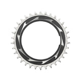 SRAM Eagle T-Type Thread Mount 0mm Offset, Chainring, Teeth: 34, Speed: 12, BCD: Thread Mount, Aluminum, Black Chainrings