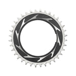 SRAM Eagle T-Type Thread Mount 0mm Offset, Chainring, Teeth: 36, Speed: 12, BCD: Thread Mount, Aluminum, Black Chainrings
