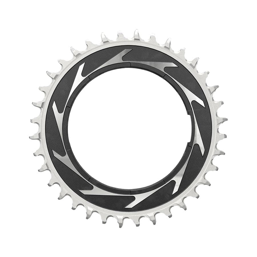 SRAM Eagle T-Type Thread Mount 0mm Offset, Chainring, Teeth: 36, Speed: 12, BCD: Thread Mount, Aluminum, Black Chainrings