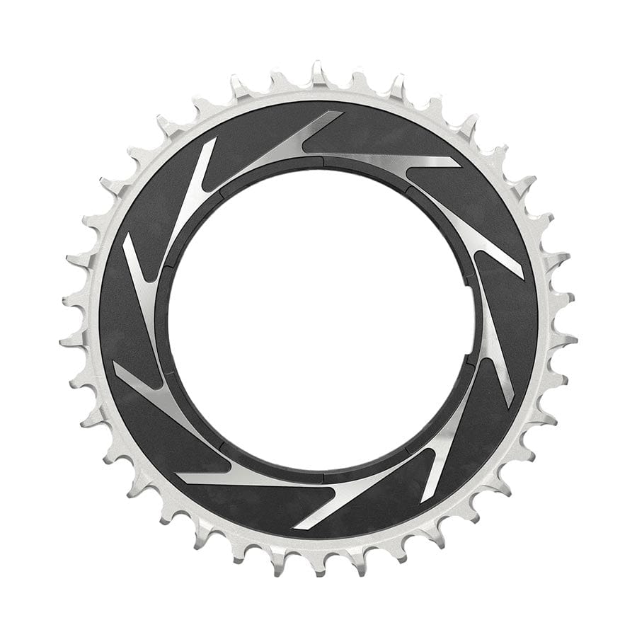 SRAM Eagle T-Type Thread Mount 0mm Offset, Chainring, Teeth: 38, Speed: 12, BCD: Thread Mount, Aluminum, Black Chainrings
