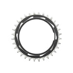 SRAM Eagle T-Type Thread Mount 3mm Offset, Chainring, Teeth: 32, Speed: 12, BCD: Thread Mount, Aluminum, Black Chainrings