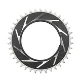 SRAM Eagle T-Type Thread Mount 3mm Offset, Chainring, Teeth: 38, Speed: 12, BCD: Thread Mount, Aluminum, Black Chainrings