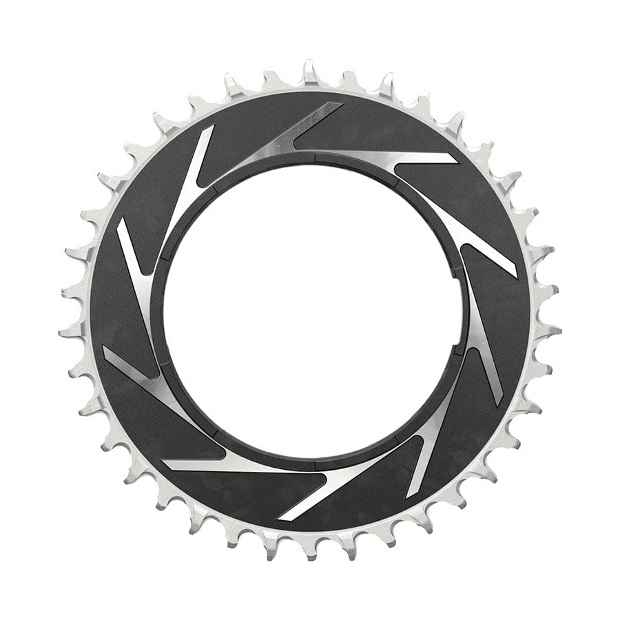 SRAM Eagle T-Type Thread Mount 3mm Offset, Chainring, Teeth: 38, Speed: 12, BCD: Thread Mount, Aluminum, Black Chainrings