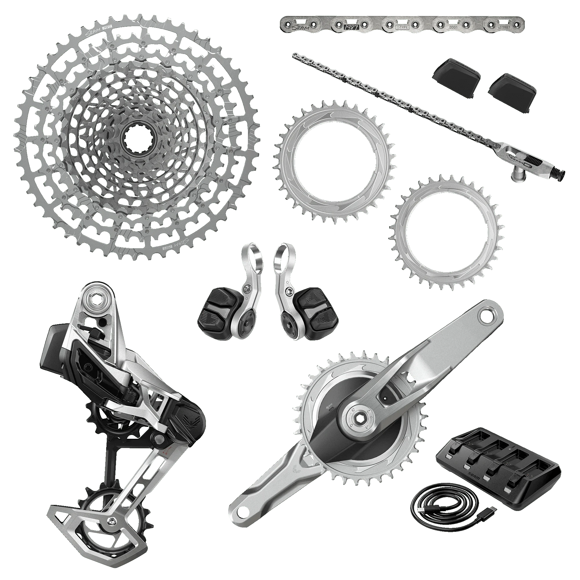 SRAM Eagle Transmission 1987 Build Kit 170mm Parts - Groupsets - Mountain
