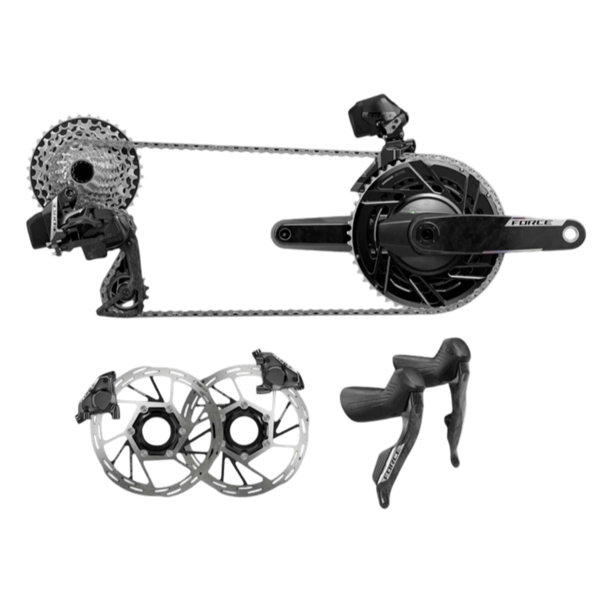 SRAM Force AXS E1 Build Kit with Karoo Kit Parts - Groupsets - Road