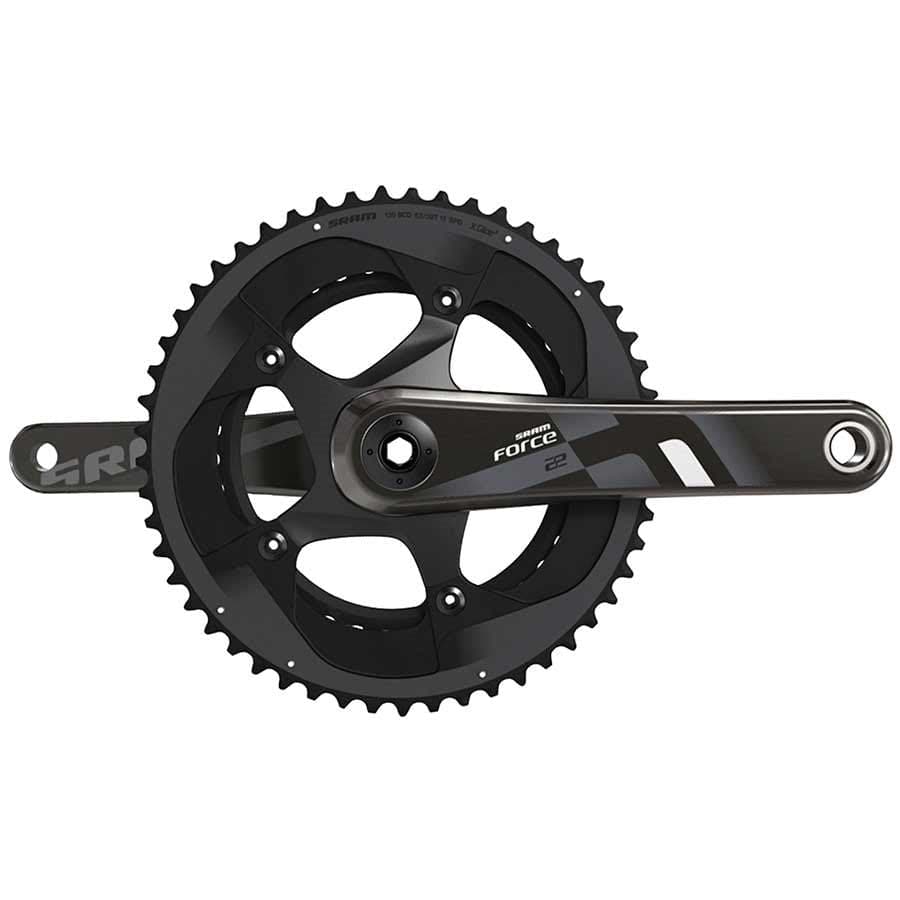 SRAM Force22 22, Crankset, Speed: 11, Spindle: 30mm, BCD: 130, 39/53, BB30/PF30, 165mm, Carbon, Road Road / Track Cranksets