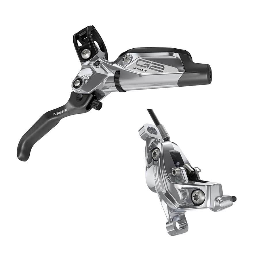 SRAM G2 Ultimate A2 Front, Post mount, Disc: Not included, Grey MTB Hydraulic Disc Brakes