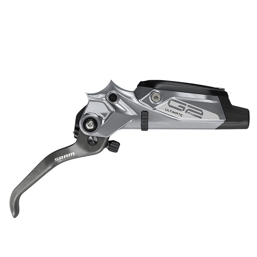 SRAM G2 Ultimate Brake Lever Gloss Black Anodized Ultimate Lever Assembly, Brake Lever, Grey, 11.5018.052.010 Parts - Brake Levers