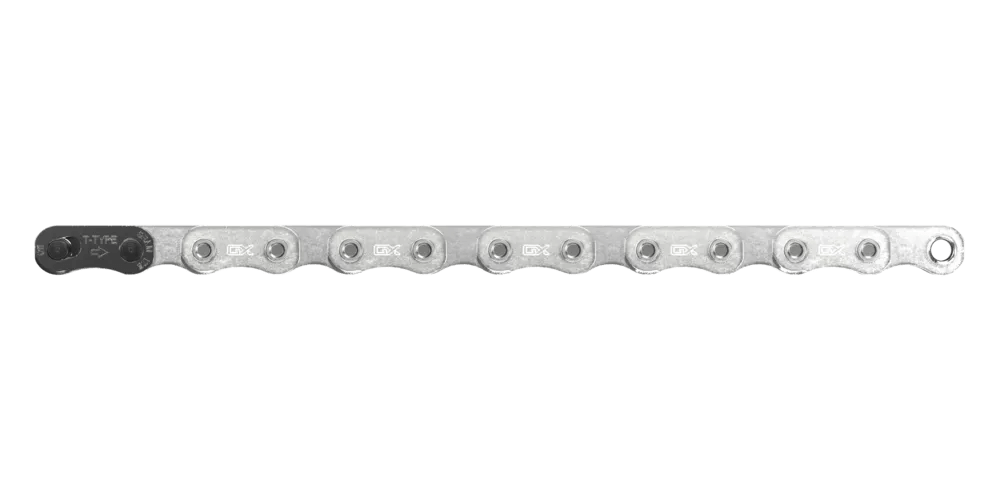 SRAM GX Eagle T-Type Flattop 12sp 126 Link Chain Silver Parts - Chains