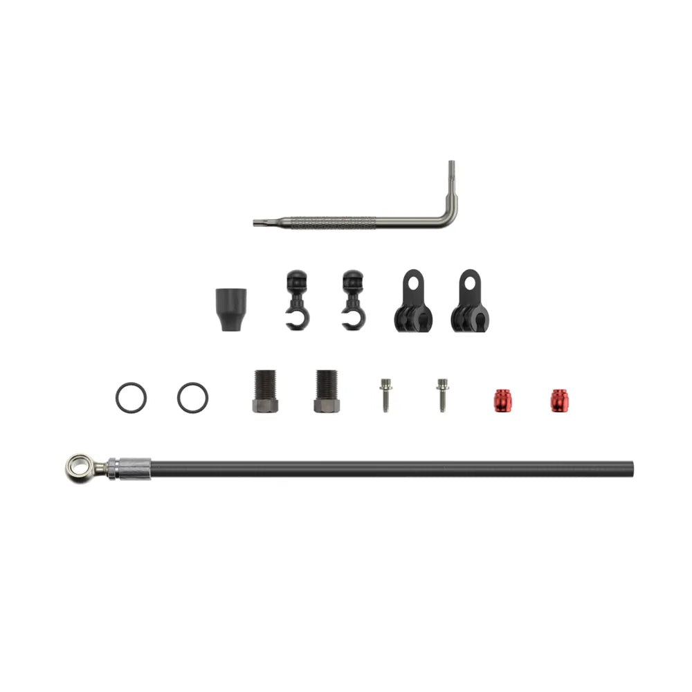 SRAM Hose Kit - Silver Banjo 2000mm Black Parts - Cables & Housing - Brake