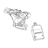 SRAM Level TLM Caliper Assembly SRAM, Level TLM Caliper Assembly, 11.5018.056.003 Disc Brake Parts and Accessories