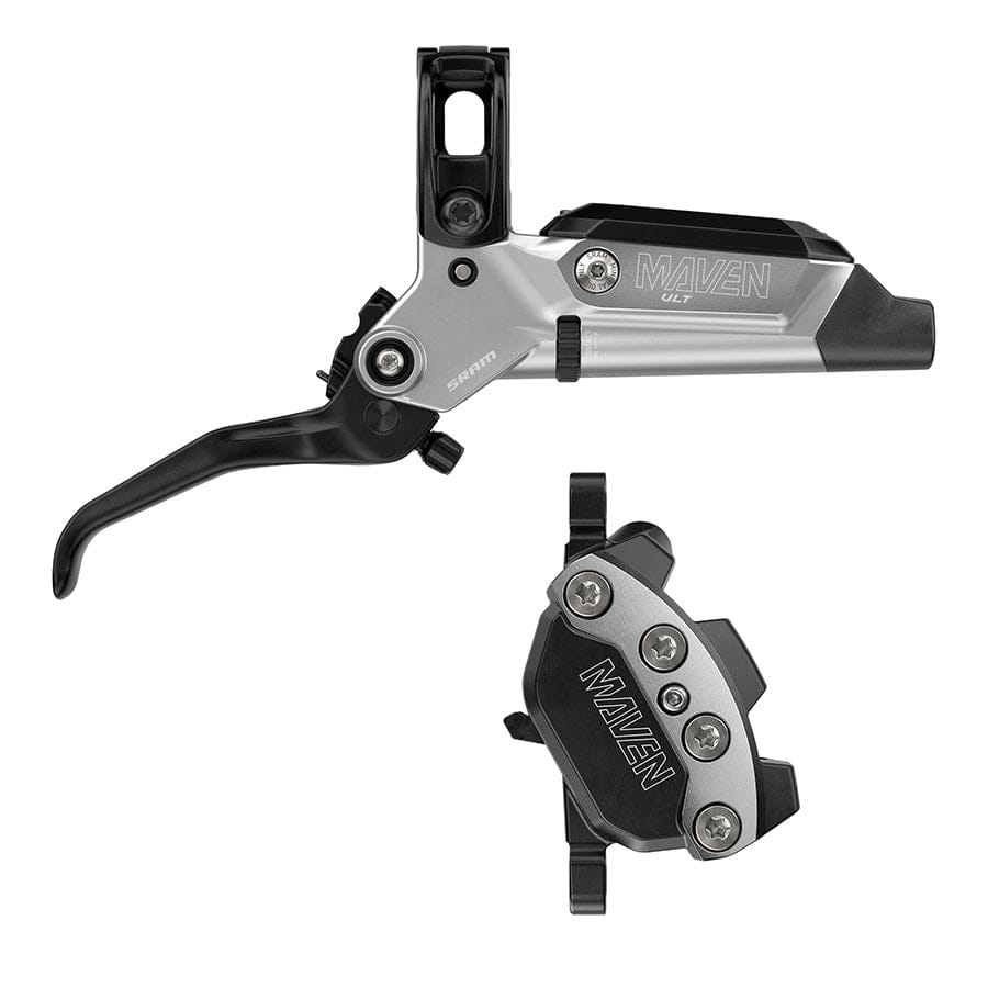 SRAM Maven Ultimate SRAM, Maven Ultimate Stealth, MTB Hydraulic Disc Brake, Rear, Post mount, Silver MTB Hydraulic Disc Brakes