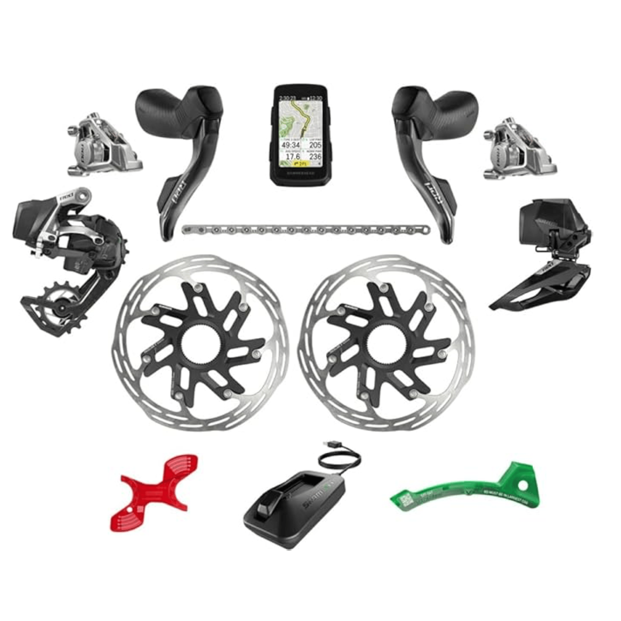 SRAM RED AXS 2x E1 Karoo Build Kit Parts - Groupsets - Road