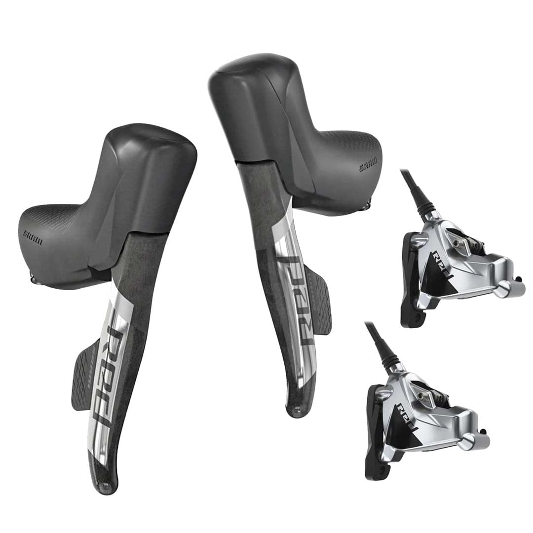 SRAM RED eTap AXS D1 HRD Flat Mount Hydraulic Shifter + Caliper Left & Right Set Road Hydraulic Disc Brakes