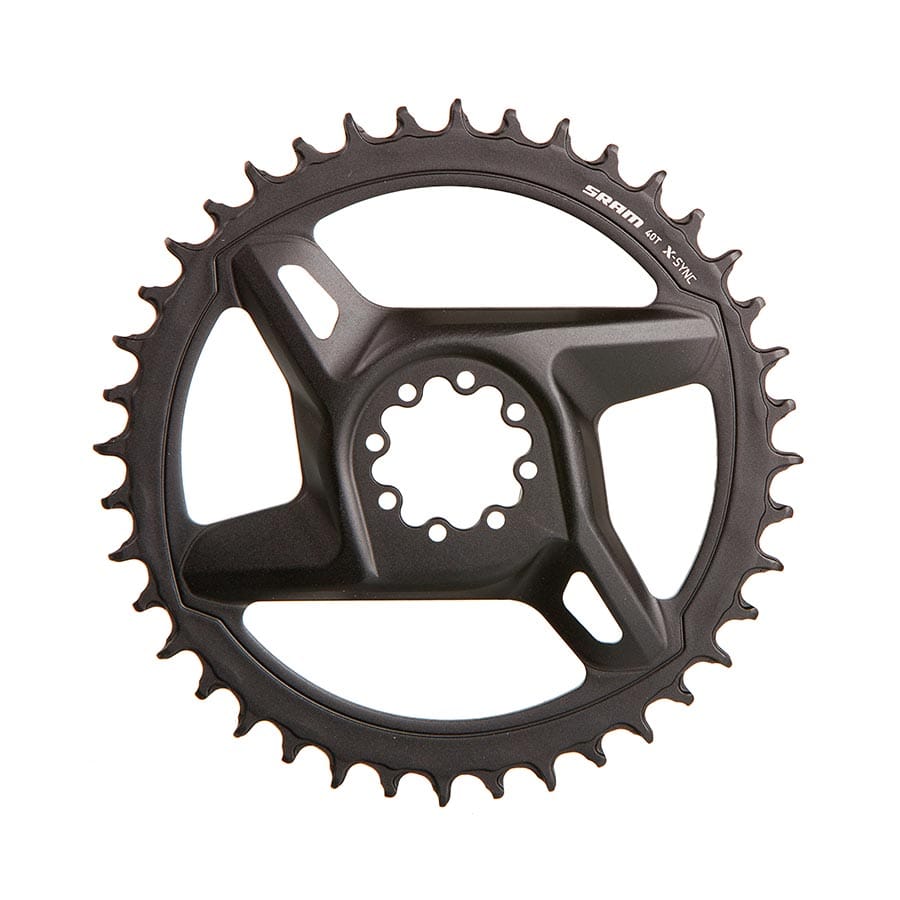 SRAM Rival D1 Direct Mount SRAM, Rival D1 DM, Chainring, Teeth: 40, Speed: 12, BCD: Direct Mount, Aluminum, Black Parts - Chainrings