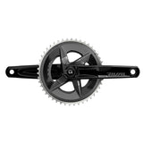 SRAM Rival D1 Quarq 2x SRAM, Rival D1 Quarq 2x, Power Meter Crankset, Speed: 12, Spindle: 28.99mm, BCD: 107, 48/35, DUB, 160mm, Black, Road Disc Power Meter Cranksets