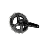 SRAM Rival D1 Quarq 2x SRAM, Rival D1 Quarq 2x, Power Meter Crankset, Speed: 12, Spindle: 28.99mm, BCD: 107, 48/35, DUB, 160mm, Black, Road Disc Power Meter Cranksets