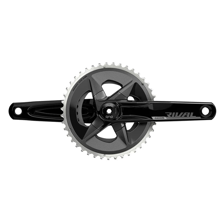 SRAM Rival D1 Wide 2x SRAM, Rival D1 Wide 2x, Crankset, Speed: 12, Spindle: 28.99mm, BCD: 94, 43/30, DUB, 175mm, Black, Road Disc Road / Track Cranksets