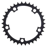 SRAM Road Alloy 50T, 10 sp, BCD 110mm, 5-Bolt, Outer Chainring, For 34/50, Aluminum, Black, 11.6215.197.060 Chainrings
