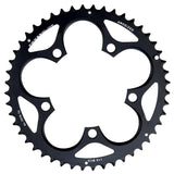 SRAM Road Alloy 50T, 10 sp, BCD 110mm, 5-Bolt, Outer Chainring, For 34/50, Aluminum, Black, 11.6215.197.060 Chainrings