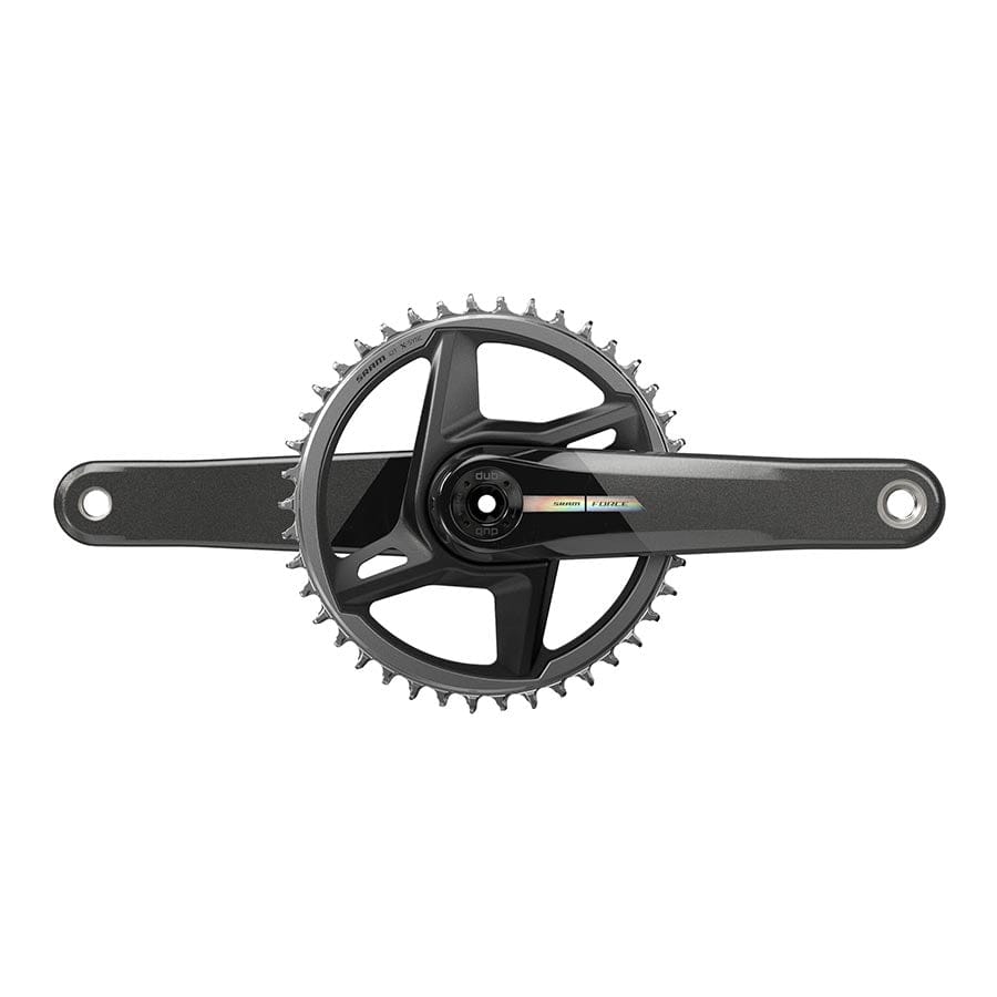 SRAM SRAM Force D2 1x Wide Crankset 12sp 40T SRAM, Force D2 1x Wide, Crankset, Speed: 12, Spindle: 28.99mm, BCD: Direct Mount, 40, DUB, 172.5mm, Black, Road Disc Parts - Cranksets