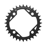 SRAM X-SYNC 2 94mm Light E-MTB 2, Speed: 11/12, BCD: 94, Bolts: 4, Aluminum, Black Chainrings