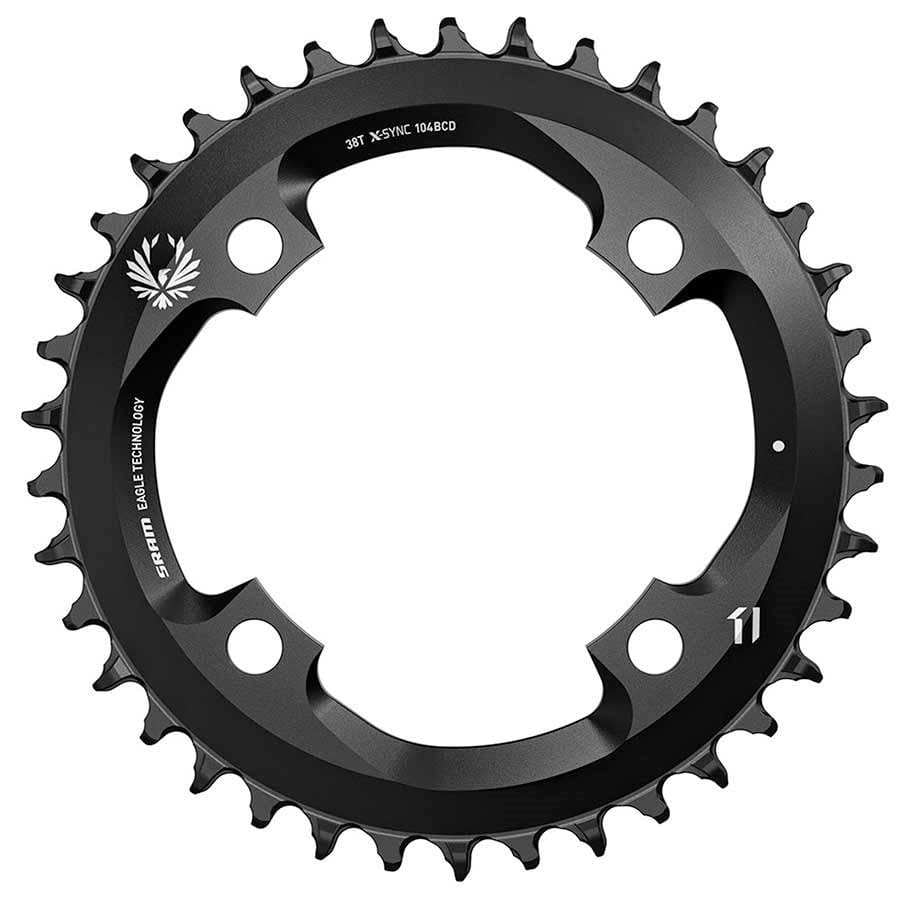 SRAM X-Sync 2 Eagle 104mm 8 Chainring, 12sp, BCD: 104, Aluminum, Black Chainrings