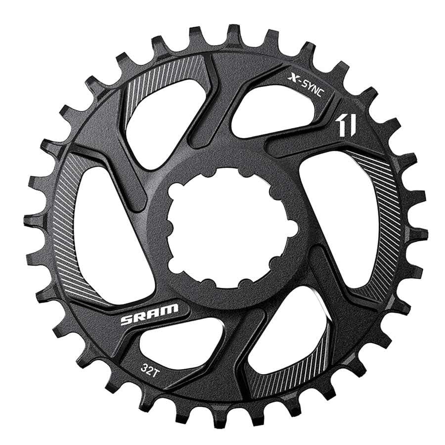 SRAM X-Sync Direct Mount 8T, 11sp, Direct Mount 3mm Boost, Chainring, For single speed, Aluminum, Black Chainrings