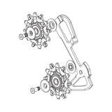 SRAM X01/X1 11sp Inner Cage/Pulley SRAM, X01/X1 11sp Inner Cage/Pulley, X01/XX1 11 speed, Kit Rear Derailleurs Pulleys