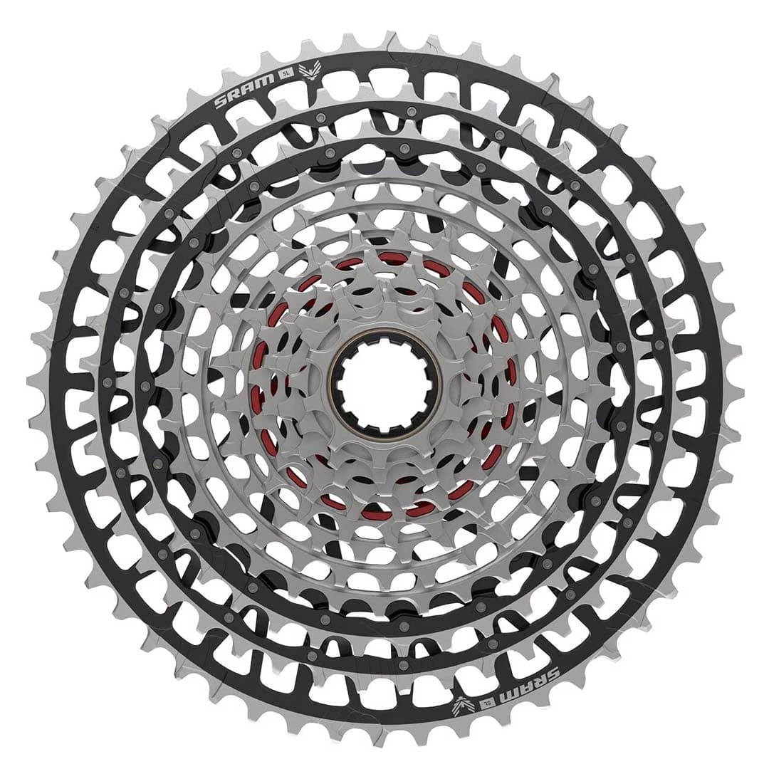 SRAM XS-1299 XX Eagle SL T-Type 12sp Cassette 10-52T Silver/Black Cassettes