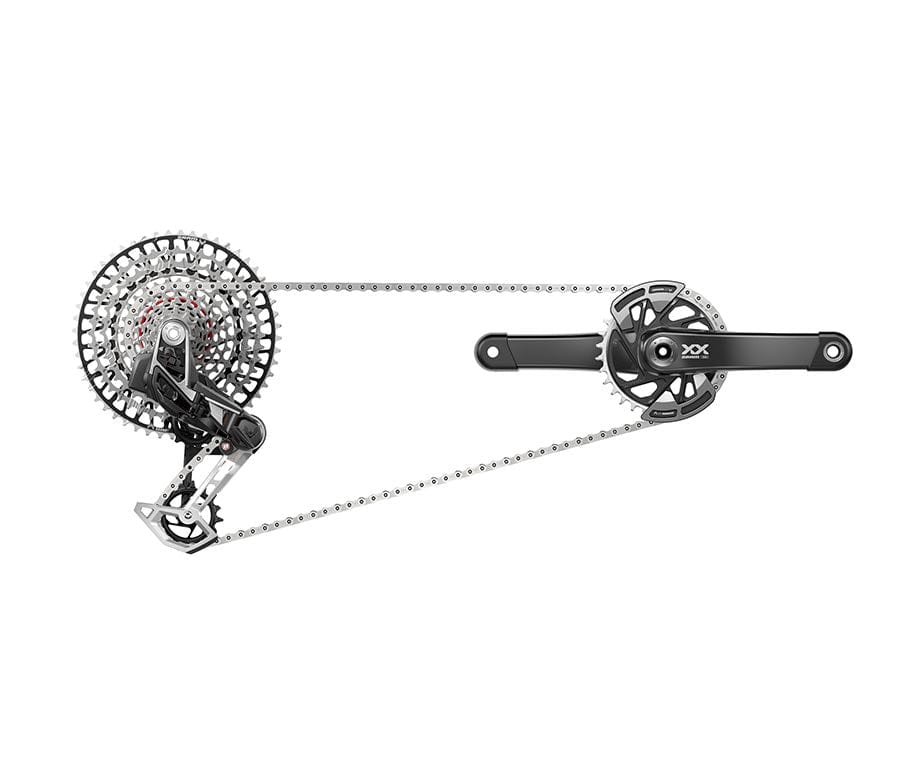 SRAM XX T-Type Power Meter 75mm, Kit Mountain