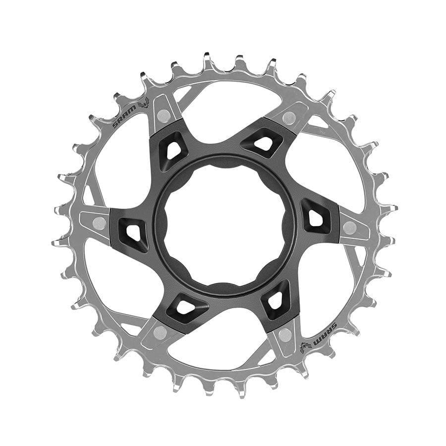 SRAM XX T-Type TQ 2, Speed: 12, BCD: Direct Mount, Aluminum/Steel, Silver Chainrings