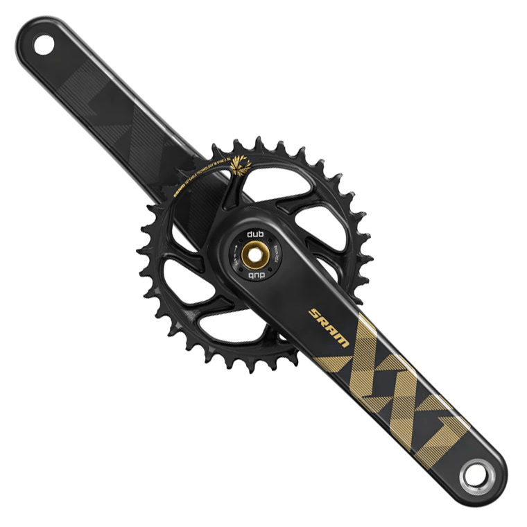 SRAM XX1 Eagle DUB Crankset Gold 34t / MTB / 175mm MTB Cranksets