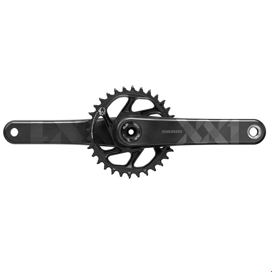 SRAM, XX1 Eagle DUB, Crankset, Speed: 11/12, Spindle: 28.99mm, BCD: Direct Mount, 32, DUB, 170mm, Grey, 55mm 12, Spindle: 28.99mm, BCD: Direct Mount, 30, DUB, 175mm, Black, Fat Bike Parts - Cranksets