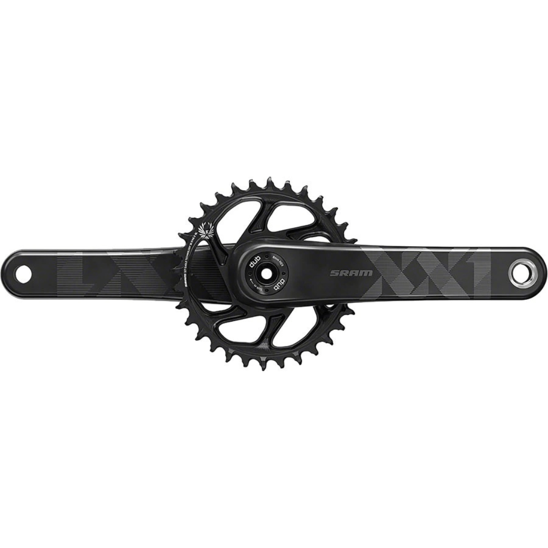 SRAM, XX1 Eagle DUB, Crankset, Speed: 11/12, Spindle: 28.99mm, BCD: Direct Mount, 34, DUB, 170mm, Black, Boost Parts - Cranksets