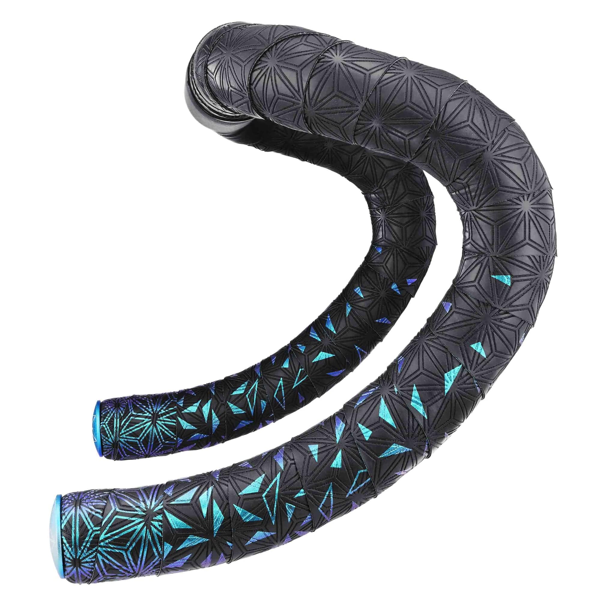 Supacaz Super Sticky Kush Star Fade Bar Tape Blue Refractor Parts - Handlebar Tape