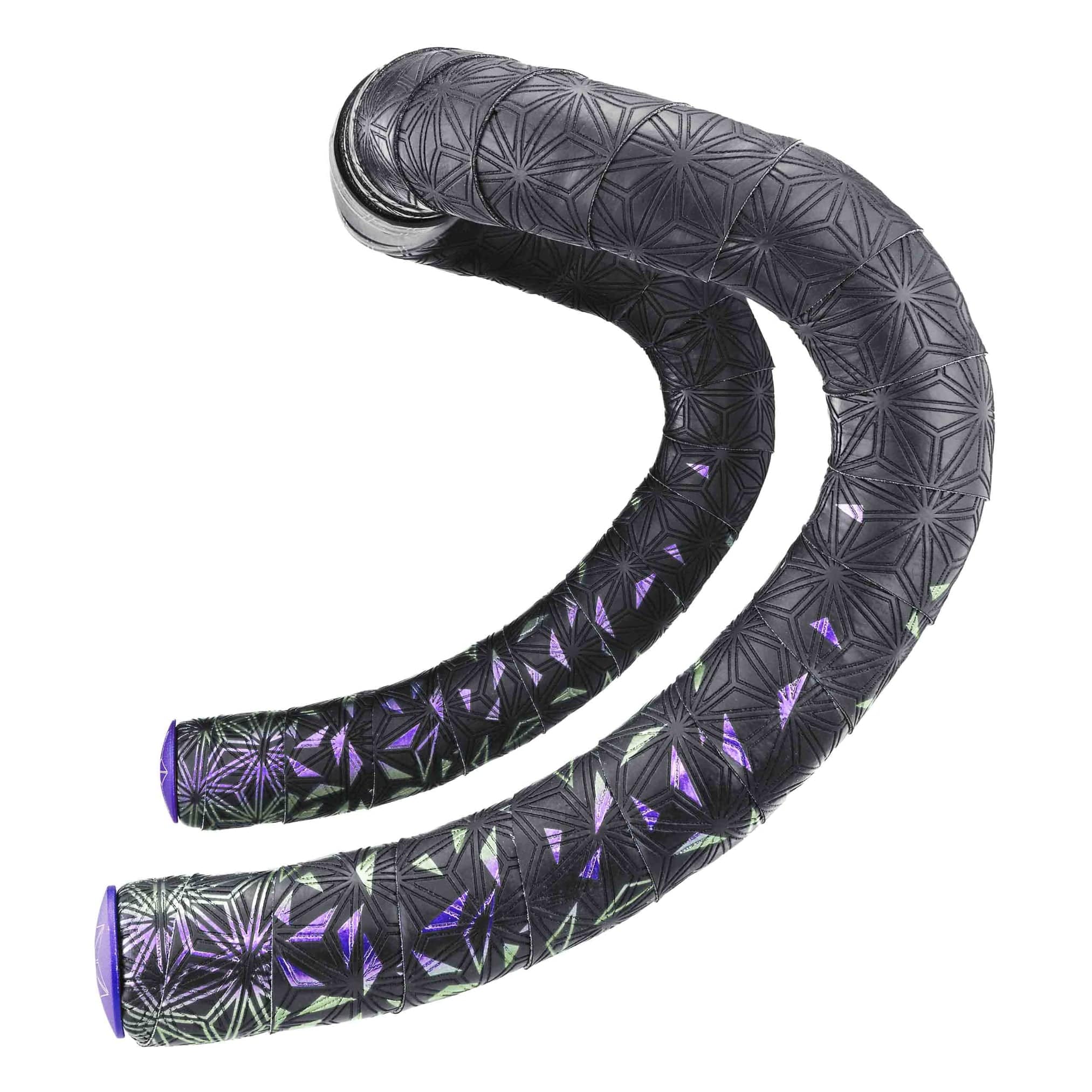 Supacaz Super Sticky Kush Star Fade Bar Tape Purple Refractor Parts - Handlebar Tape