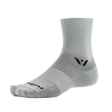 Swiftwick ASPIRE Four Pewter / M Apparel - Clothing - Socks