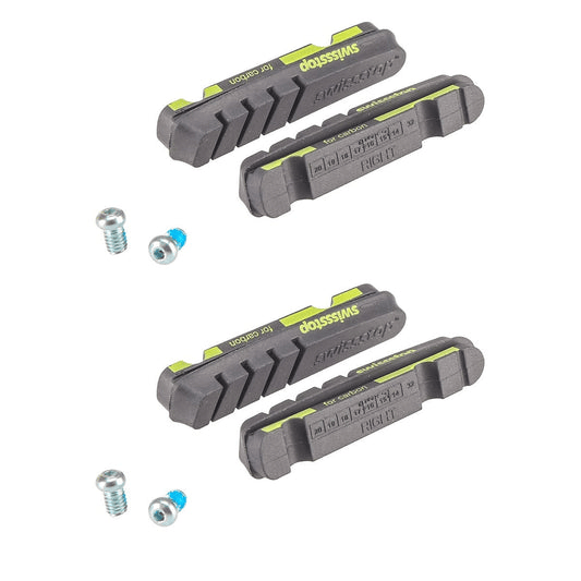 SwissStop Flash Evo Carbon Brake Pads for Shimano (2 sets) Parts - Brake Pads - Rim