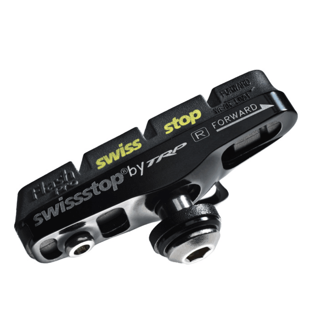 SwissStop FLASH Pro Black Prince w/ Carrier PAIR Road Caliper Pads