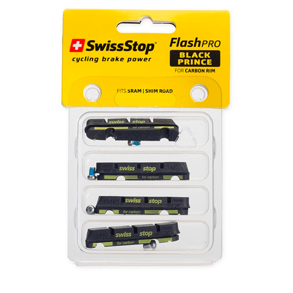 SwissStop FlashPro Black Prince Carbon Brake Pads Shimano/SRAM Parts - Brake Pads - Rim