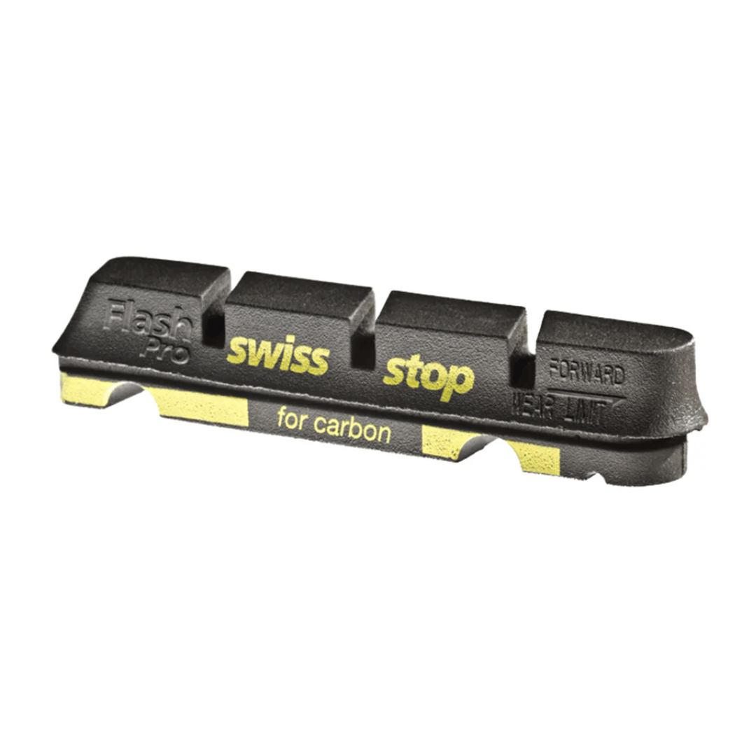 SwissStop FlashPro Replacement pads for carbon rims Shimano Black Prince Pack of 4 Parts - Brake Pads - Rim