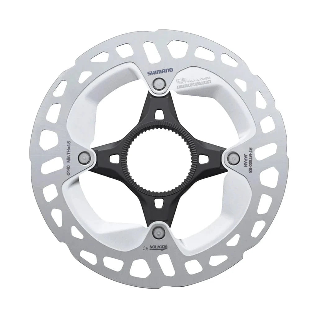 Take-Off Shimano XT RT-MT800 Center Lock Disc Brake Rotor W/ Lock Ring 160mm (S) Parts - Brake Rotors - Center Lock